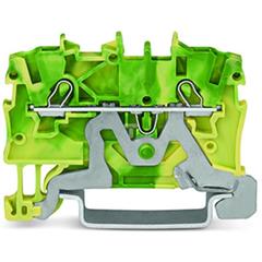 Złączka szynowa 2-przewodowa 1,0mm2 żółto-zielona 2000-1207 TOPJOBS 