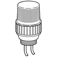 Wskaźnik świetlny pomarań., XY2, 24 V XY2CZ0024