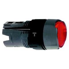 Główka przycisku podświetlanego, O 16, czerw. kryty z podtrzym. zintegr. LED ZB6AF4