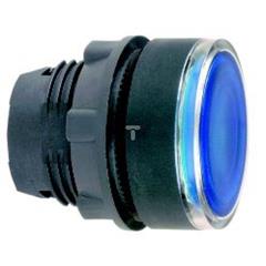 Główka przycisku podświetlanego nieb. kryta, O 22 , z sam. powr. żarówki BA9s ZB5AW36