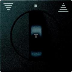 Płytka centralna mechanizmu kombinowanego łącznika żaluzjowego, antracyt, Sys M MTN569814