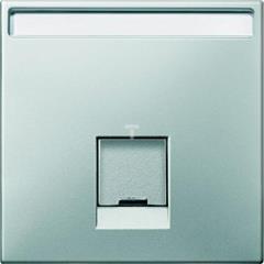 Płytka centralna pojedyn. do złącz. RJ45 SE, stal, Artec/Antique MTN466446