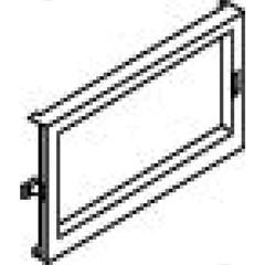 Pełen panel przedni metalowy, 12modułów, RAL 7035, wys.150x W600mm, NSYCTL600DLM