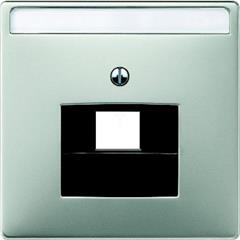 Płytka centralna mechanizmu gniazda RJ45, pojedyncza, stal, Artec/Antique MTN291846