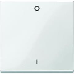 Klawisz z oznaczeniem 0/1  biel polarna, połysk, system M MTN432219