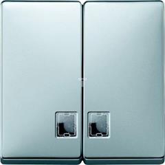 Klawisz podw. z prostokątnym okienkiem sygnalizacyjnym, alu, Artec/Antique MTN413560