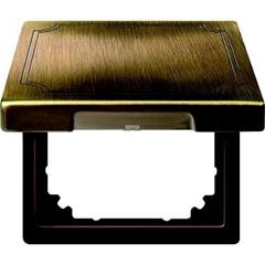 Pierścień pośredniczący z klapką, mosiądz antyk, Artec/Antique MTN516443