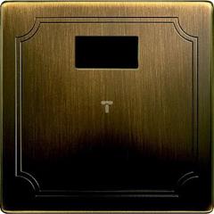 Płytka sensorowa TELE, mosiądz antyk, Artec/Antique MTN570943