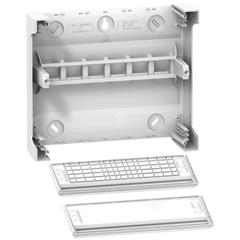 Płyta montażowa moduły 1x18 biały Mini Pragma MIP99033 /komplet = 2szt./