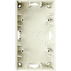 Obudowa do montażu natynkowego, podwójna, biały, M-Elegance MTN524244