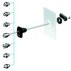 Wkładka do zamka kwadratowa 7mm do obudowy Spacial S3D, NSYAEDLS7S3D