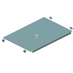 Płyta przepustu kablowego Spacial SF — mocowana zatrzaskami — 1600x500mm NSYEC165