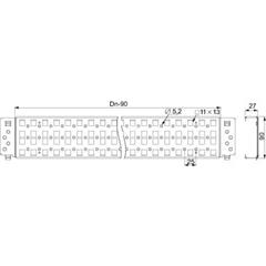 Rozpórki do szybkiego montażu Spacial SF/SM — 90mm NSYSQCR9050