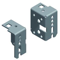 Zestaw 4 wsporników Spacial SF/SM 19cali NSYMBR19