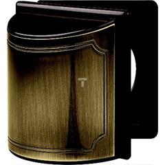 Pierścień pośredn. z klapką do mechan. kombin. DIN 49075, mosiądz, Antique MTN517453