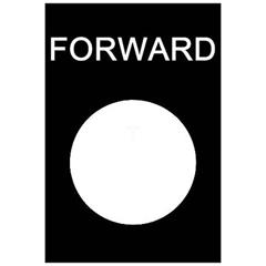 Etykieta, 30x40mm, czarny, FORWARD ZB2BY2305