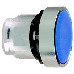 Główka przycisku kryta nieb. O22 push-push zing. LED bez ozn. ZB4BH06