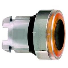 Główka przyc. podśw. pamarańcz. kryta, O 22, z sam. powt. zint. LED ZB4BW953