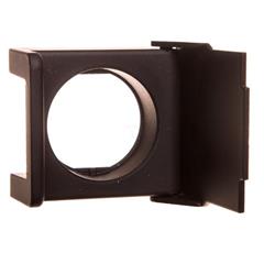 Przycisk czarny z blokadą flap O22 kryty ZB4BZ62