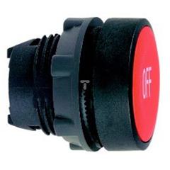 Główka przyc. czerw. kryta O 22, z sam. powr. , OFF"""" ZB5AA435