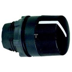 Główka przełącznika piórk. czarna O 22, 2 poz., stabilna ZB5AD29