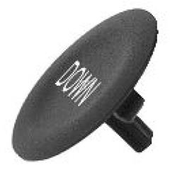 Wkładka ziel. , DOWN, do okrągłych przycisków O 22mm ZBA344