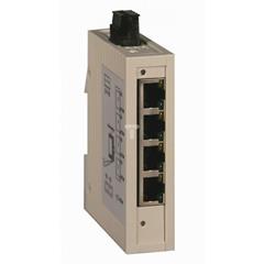 Przełącz. Ethernet TCP/IP ConneXium 4 porty na przewód miedziany+1 światłow. TCSESU043F1N0