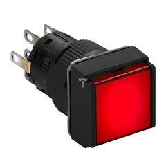 Przycisk żółty z podśw. kwadr. O 16, kryty, odrygl. przez przyc., 24 V, 2OC XB6ECF5B2P