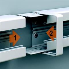 Optiline 45 Łącznik wewnętrzny PC/ABS biały ISM10904