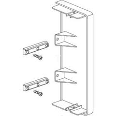 Optiline 45 Zaślepka końcowa PC/ABS metaliczne aluminium ISM10354