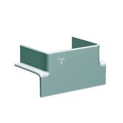 Optiline 45 Trójnik T PC/ABS metaliczne aluminium ISM10357