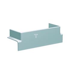 Optiline 45 Trójnik T PC/ABS metaliczne aluminium ISM10358