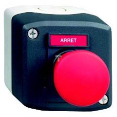 Kaseta ciemnoszara 1 przy. awar. zat. grzybk. czerw., O40 z sam. powr. 1NC XALD164