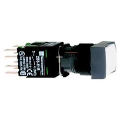 Przycisk komp. biały prostok. kryty O16 z sam. powr. 1NO bez ozn. XB6DA11B