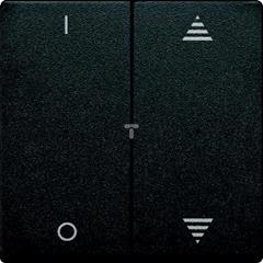 Klawisze do przycisku podwójn. z ozn. 1/0 i góra/dół, antracyt, Sys M MTN625614