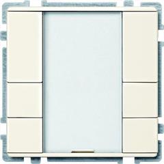 Przycisk potrójny plus, biały, połysk, Artec/Antique MTN628244