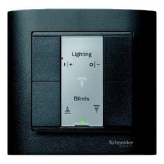 Przycisk podwójny plus, antracyt, system M MTN627614