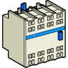 Blok styków pomocniczych, 3 NO+1 NC, zaciski sprężynowe LADN313