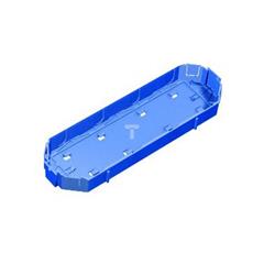 Optiline 45 Puszka osłonowa do czterech gniazd niebieski ISM50801
