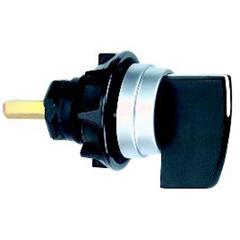 Głowica oper. z kołnierzem O 29mm, plastik. z metali. wyk., czarna rączka KBA1H