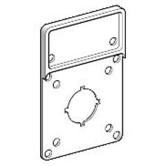 Ramka do mocowania etykiet bez tabliczki, panel przedni 90x90mm KZ101