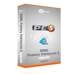 Program SONEL Pomiary Elektryczne 5 - upgrade z wersji 3 WAPROSONPE5UP3
