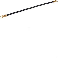 Przewód mostkujący 1P 6mm2 z końcówkami widełkowymi 25cm K67G