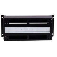 Panel dystrybucji napięć 19cali 3U czarny RAL 9005 19-0060C