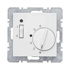 Berker B.1/B.3/B.7 Regulator temperatury z łącznikiem 5-30°C 10A śnieżnobiały 20301909
