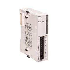 Moduł wejść/wyjść cyfrowych 24V DC 4we/4wy (przekaźnikowych) TM2DMM8DRT