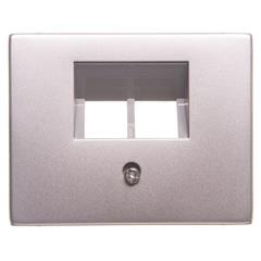 K.5 Element centralny do gniazda UAE RJ11 RJ12 RJ45 kat.3, 5e, 6 45st stal szlachetna nierdzewna 14097004