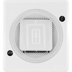 TROL Łącznik pojedynczy bryzgoszczelny 10A 250V IP44 biały 140401