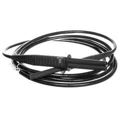 Przewód pomiarowy 3m czarny ekrnanowany 10kV /wtyki bananowe/ WAPRZ003BLBBE10K