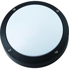 Plafoniera zewnętrzna obudowa z odlewanego aluminium klosz mleczny PC bez źródła światła IP54 LP-14-058 LAMPRIX